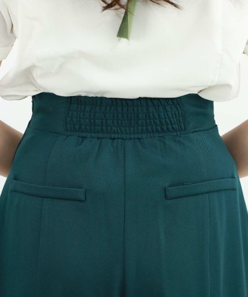 an another angelus（アンアナザーアンジェラス）の「ハイウエストスカラップワイドパンツ/ananotherangelus（その他パンツ・レディース・ブルーグリーン/ブラック・1/2）」の11枚目の写真