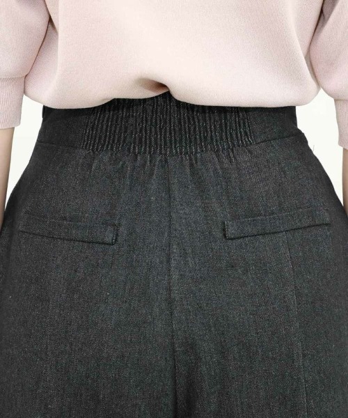 an another angelus（アンアナザーアンジェラス）の「ハイウエストスカラップワイドパンツ/ananotherangelus（その他パンツ・レディース・ブルーグリーン/ブラック・1/2）」の19枚目の写真