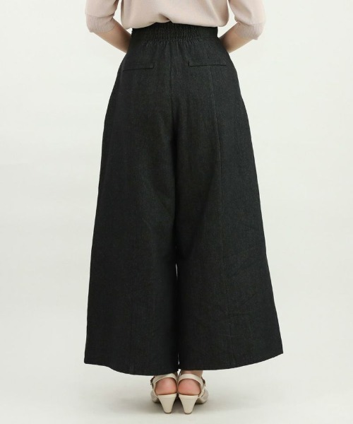 an another angelus（アンアナザーアンジェラス）の「ハイウエストスカラップワイドパンツ/ananotherangelus（その他パンツ・レディース・ブルーグリーン/ブラック・1/2）」の20枚目の写真