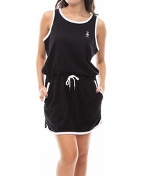 RVCA レディース 【ALL TIME COLLECTION】 ALLTIME TERRY DRESS ワンピース 【2024年夏モデル】/ルーカドローコード付きワンピース
