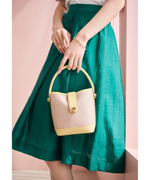 index(インデックス)の「◆シャンブレータックフレアスカート【洗濯機洗い可】(スカート・レディース・チャコールグレー/ダークグリーン/パープル・40/38/36/34/42)」の5枚目の写真