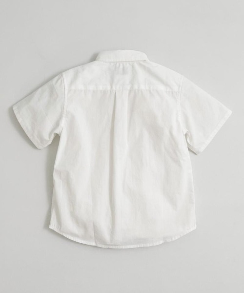 ARCH & LINE(アーチアンドライン)の「OG H/S KNIT TIE SHIRT(シャツ/ブラウス・キッズ・ホワイト・XS/S/M/L/XL)」の2枚目の写真