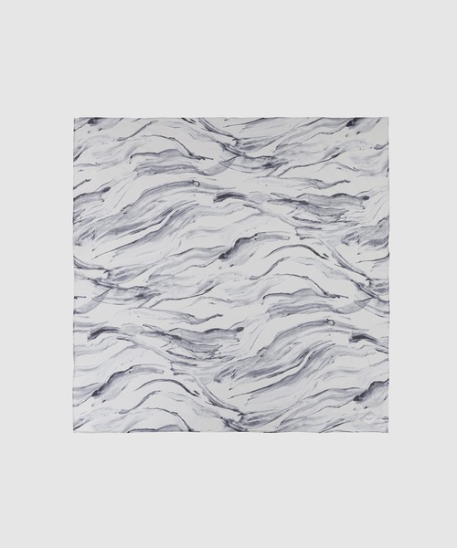 BRUSH PRINT SCARF