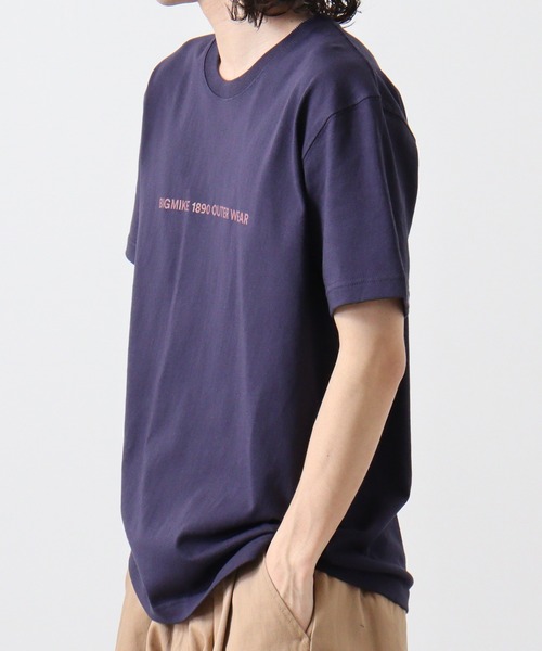 BIG MIKE(ビッグマイク)の「BIGMIKE Tシャツ 半袖(Tシャツ/カットソー・メンズ・ホワイト系その他/ネイビー/ブラック/ブラック系その他/ホワイト・XL/M/L)」の13枚目の写真