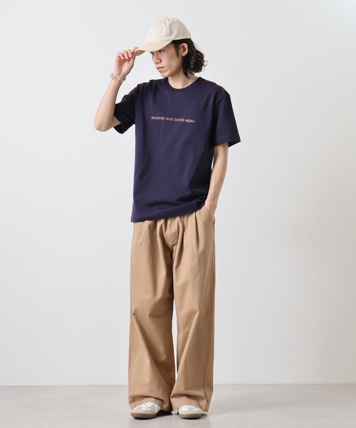 BIG MIKE(ビッグマイク)の「BIGMIKE Tシャツ 半袖(Tシャツ/カットソー・メンズ・ホワイト系その他/ネイビー/ブラック/ブラック系その他/ホワイト・XL/M/L)」の16枚目の写真