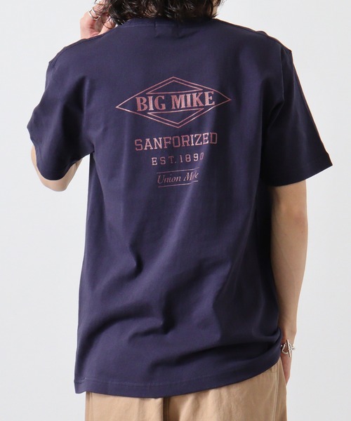 BIG MIKE(ビッグマイク)の「BIGMIKE Tシャツ 半袖(Tシャツ/カットソー・メンズ・ホワイト系その他/ネイビー/ブラック/ブラック系その他/ホワイト・XL/M/L)」の14枚目の写真