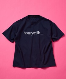 FREAK'S STORE | 限定展開 キッズ ロゴプリント クルーネック Tシャツ / KIDS honeymilk(Tシャツ/カットソー)