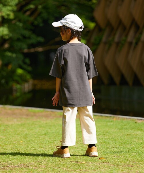 FREAK'S STORE(フリークスストア)の「限定展開 キッズ ロゴプリント クルーネック Tシャツ / KIDS honeymilk(Tシャツ/カットソー・キッズ・ホワイト/チャコールグレー/ネイビー/グレー・140/150/120/130)」の6枚目の写真