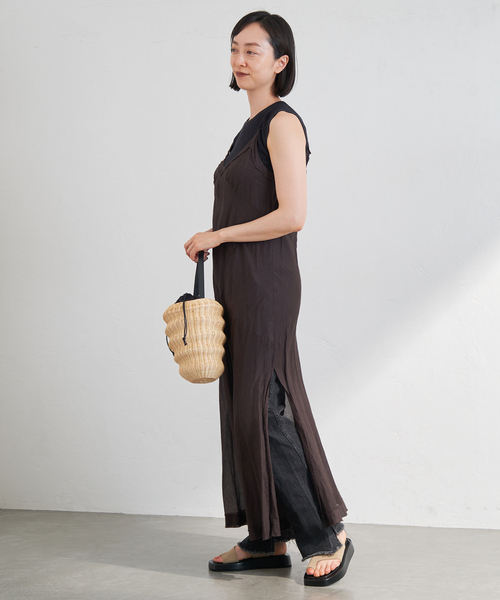 LE TALON(ルタロン)の「odds / オッズ BAUM WIKKER バッグ(かごバッグ・レディース・ベージュ・FREE)」の3枚目の写真