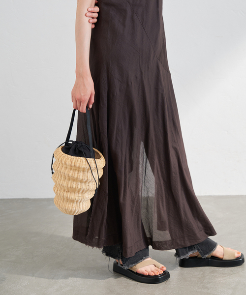 LE TALON(ルタロン)の「odds / オッズ BAUM WIKKER バッグ(かごバッグ・レディース・ベージュ・FREE)」の4枚目の写真