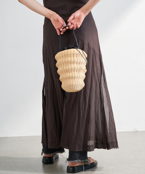 LE TALON(ルタロン)の「odds / オッズ BAUM WIKKER バッグ(かごバッグ・レディース・ベージュ・FREE)」の5枚目の写真