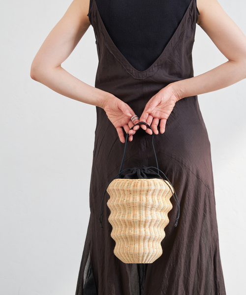 LE TALON(ルタロン)の「odds / オッズ BAUM WIKKER バッグ(かごバッグ・レディース・ベージュ・FREE)」の6枚目の写真