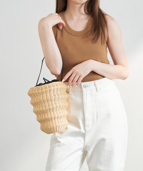 LE TALON(ルタロン)の「odds / オッズ BAUM WIKKER バッグ(かごバッグ・レディース・ベージュ・FREE)」の10枚目の写真
