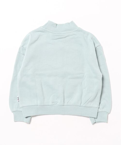 FILA(フィラ)の「FILA/フィラ スウェットクルー(スウェット・キッズ・ミント/ブラウン・130/140/150/160)」の3枚目の写真