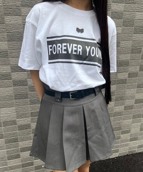 fiere（フィエール）の「ガーリーなリボン付き英字Tシャツ（Tシャツ/カットソー・レディース・ホワイト・M/L）」の7枚目の写真