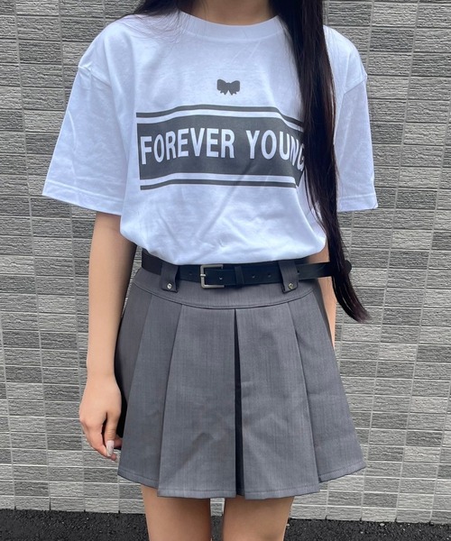 fiere（フィエール）の「ガーリーなリボン付き英字Tシャツ（Tシャツ/カットソー・レディース・ホワイト・M/L）」の10枚目の写真