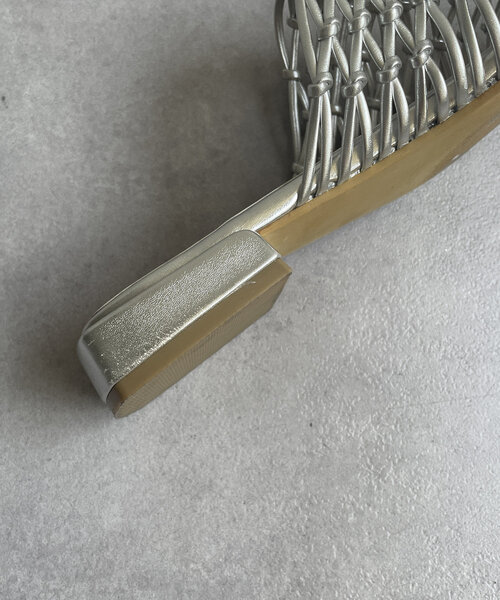 Thevon（ゼボン）の「編み込みミュール（サンダル・レディース・ブラック/シルバー・M/L）」の14枚目の写真