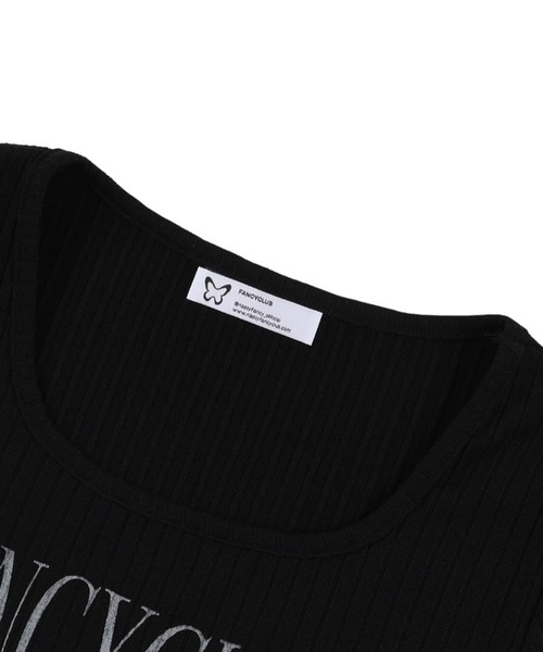 FANCY CLUB（ファンシークラブ）の「NASTY FANCY CLUB／TYPO UネックT（Tシャツ/カットソー・レディース・ブラック/アイボリー/グレー・FREE）」の19枚目の写真