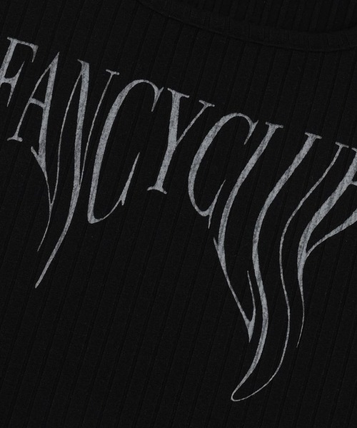 FANCY CLUB（ファンシークラブ）の「NASTY FANCY CLUB／TYPO UネックT（Tシャツ/カットソー・レディース・ブラック/アイボリー/グレー・FREE）」の20枚目の写真
