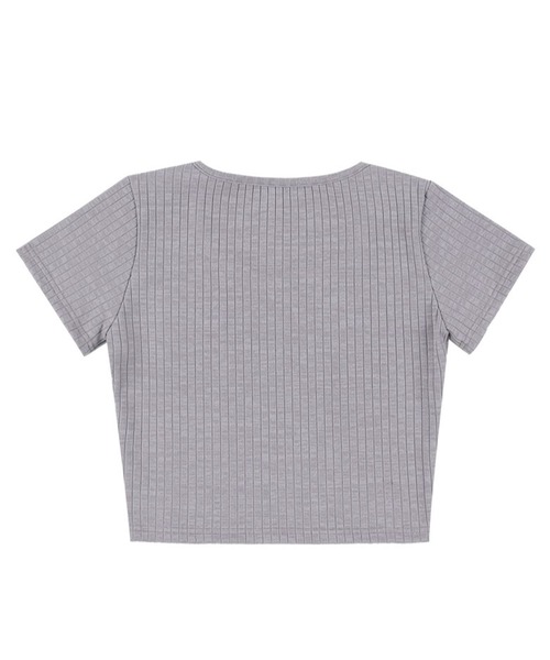 FANCY CLUB（ファンシークラブ）の「NASTY FANCY CLUB／TYPO UネックT（Tシャツ/カットソー・レディース・ブラック/アイボリー/グレー・FREE）」の11枚目の写真