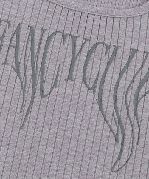 FANCY CLUB（ファンシークラブ）の「NASTY FANCY CLUB／TYPO UネックT（Tシャツ/カットソー・レディース・ブラック/アイボリー/グレー・FREE）」の13枚目の写真