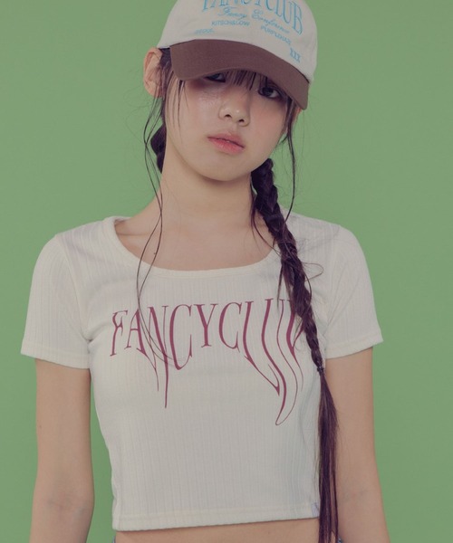 FANCY CLUB（ファンシークラブ）の「NASTY FANCY CLUB／TYPO UネックT（Tシャツ/カットソー・レディース・ブラック/アイボリー/グレー・FREE）」の15枚目の写真