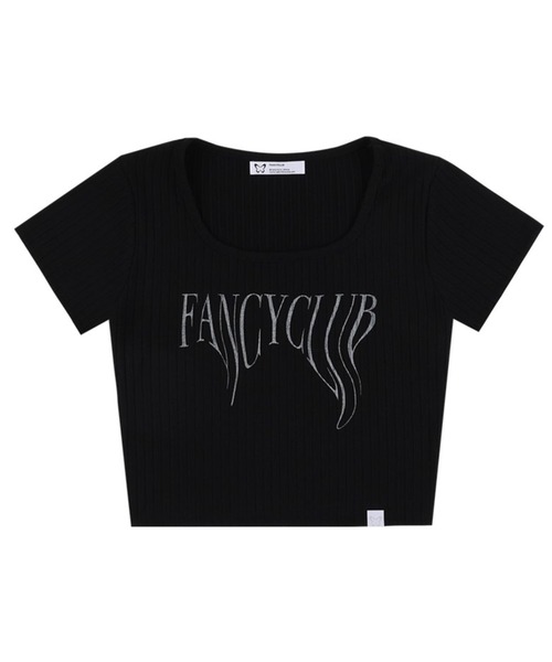 FANCY CLUB（ファンシークラブ）の「NASTY FANCY CLUB／TYPO UネックT（Tシャツ/カットソー・レディース・ブラック/アイボリー/グレー・FREE）」の17枚目の写真