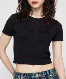 LAGUA GEM | EMBROIDERY HIGH GAUGE ニット(Tシャツ/カットソー)