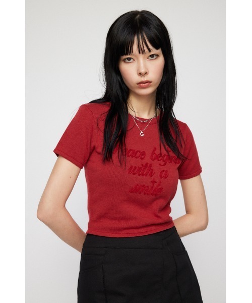 LAGUA GEM（ラグアジェム）の「LEOPARD LACE トップス（Tシャツ