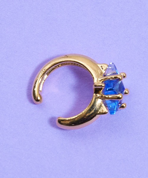 gargle（ガーグル）の「gargle ガーグル：宇宙シリーズ　一番星　イヤーカフ（イヤーカフ・レディース・ゴールド/ブルー・FREE）」の7枚目の写真