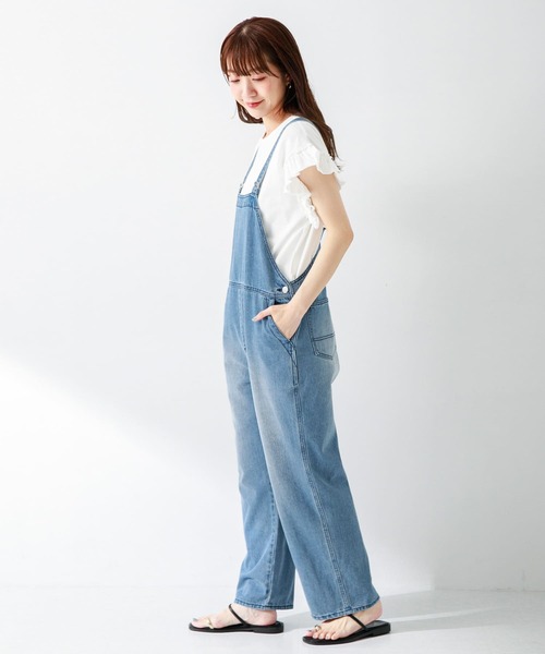 URBAN RESEARCH Sonny Label（アーバンリサーチサニーレーベル）の「『WEB限定』フリルスリーブプルオーバー（Tシャツ/カットソー・レディース・オフホワイト/ブラック/ブラック系その他/ブルー系その他・FREE）」の10枚目の写真