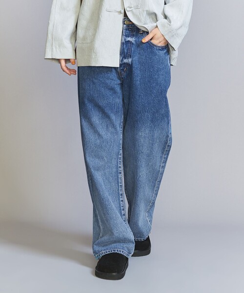 BEAUTY&YOUTH UNITED ARROWS(ビューティーアンドユースユナイテッドアローズ)の「グラデーションストレートデニムパンツ(デニムパンツ・レディース・ネイビー・S/M)」の1枚目の写真