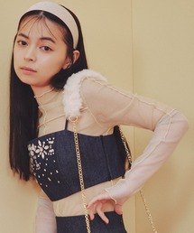 FURFUR | 【上國料萌衣コラボ】ビジュービスチェ(ベスト)