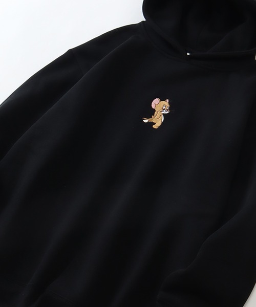 Tom＆Jerry（トムアンドジェリー）の「【Tom & Jerry/トム & ジェリー】アートワークデザイン 裏起毛 オーバーサイズ プルオーバー スウェット パーカー（パーカー・レディース・オフホワイト/ブラック/ラベンダー/ブラウン・M/L）」の19枚目の写真