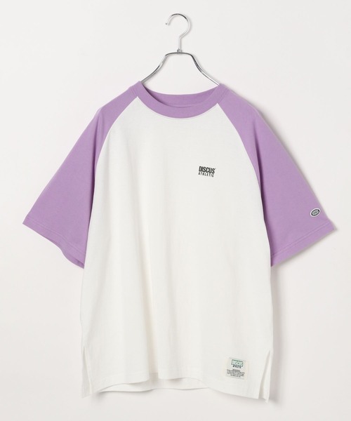 LEPSIM（レプシィム）の「【DISCUS／ディスカス】ラグランT　130151（Tシャツ/カットソー・レディース・ブラック/ライトブルー/ライトグリーン/ライトパープル・FREE）」の4枚目の写真