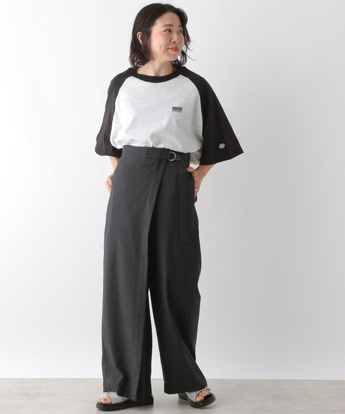 LEPSIM（レプシィム）の「【DISCUS／ディスカス】ラグランT　130151（Tシャツ/カットソー・レディース・ブラック/ライトブルー/ライトグリーン/ライトパープル・FREE）」の13枚目の写真