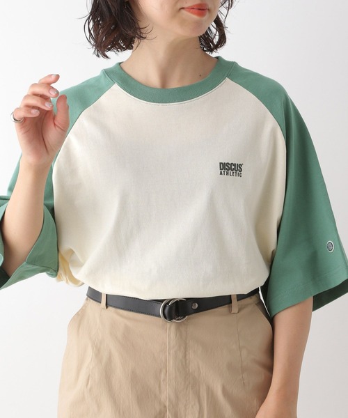 LEPSIM（レプシィム）の「【DISCUS／ディスカス】ラグランT　130151（Tシャツ/カットソー・レディース・ブラック/ライトブルー/ライトグリーン/ライトパープル・FREE）」の15枚目の写真
