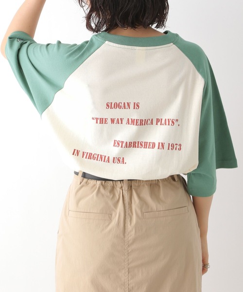 LEPSIM（レプシィム）の「【DISCUS／ディスカス】ラグランT　130151（Tシャツ/カットソー・レディース・ブラック/ライトブルー/ライトグリーン/ライトパープル・FREE）」の16枚目の写真