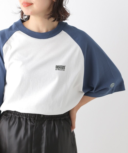 LEPSIM（レプシィム）の「【DISCUS／ディスカス】ラグランT　130151（Tシャツ/カットソー・レディース・ブラック/ライトブルー/ライトグリーン/ライトパープル・FREE）」の20枚目の写真