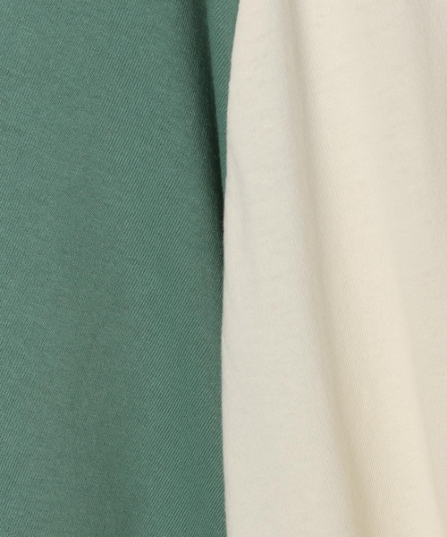 LEPSIM（レプシィム）の「【DISCUS／ディスカス】ラグランT　130151（Tシャツ/カットソー・レディース・ブラック/ライトブルー/ライトグリーン/ライトパープル・FREE）」の5枚目の写真