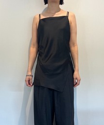 CLANE（クラネ）の「CLANE DRAPE SATIN CAMISOLE TOPS