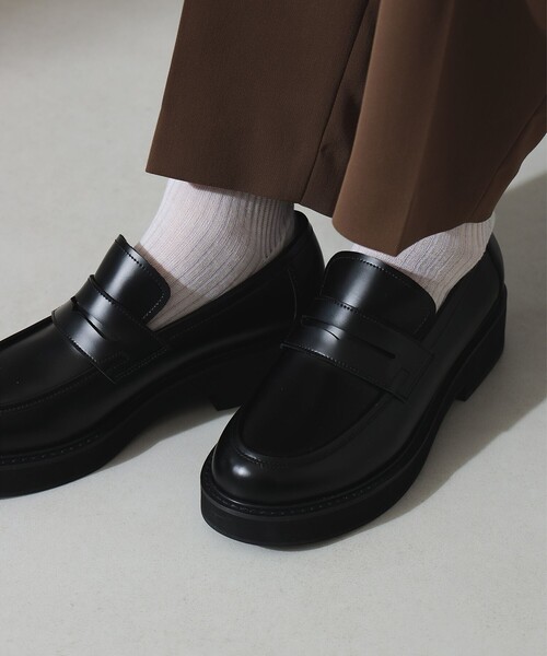 Demi-Luxe BEAMS(デミルクス ビームス)の「ボリュームソール ローファー(ローファー・レディース・ブラック・36/37/38)」の2枚目の写真