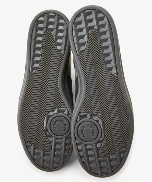 FRED PERRY（フレッドペリー）の「B4 Suede（スニーカー・メンズ・モスグリーン/ブラック・27cm/28cm/26cm）」の6枚目の写真