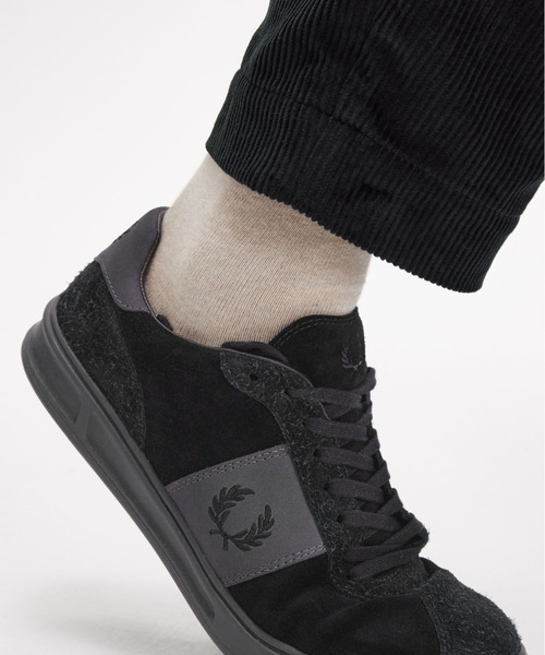 FRED PERRY（フレッドペリー）の「B4 Suede（スニーカー・メンズ・モスグリーン/ブラック・27cm/28cm/26cm）」の12枚目の写真