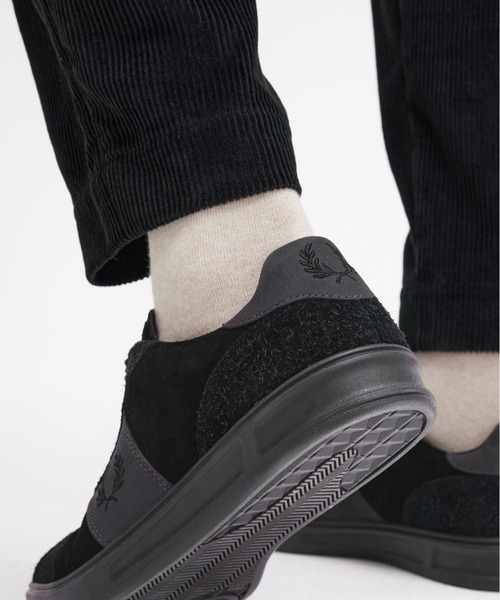 FRED PERRY（フレッドペリー）の「B4 Suede（スニーカー・メンズ・モスグリーン/ブラック・27cm/28cm/26cm）」の11枚目の写真