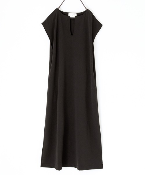 n'OrLABEL(ノアールレーベル)の「『キーネックジャンパースカート』(ジャンパースカート・レディース・ブラック/ブルーグリーン/ブラウン・1/2)」の4枚目の写真