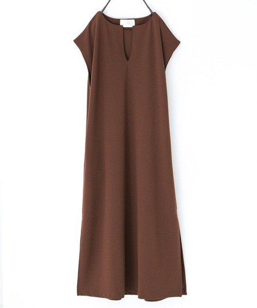 n'OrLABEL(ノアールレーベル)の「『キーネックジャンパースカート』(ジャンパースカート・レディース・ブラック/ブルーグリーン/ブラウン・1/2)」の5枚目の写真