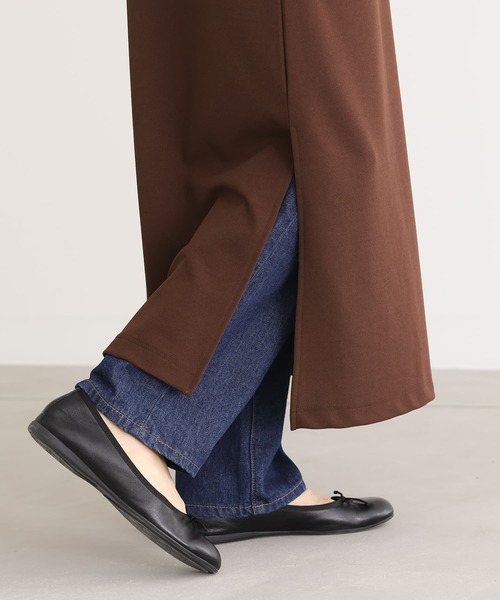 n'OrLABEL(ノアールレーベル)の「『キーネックジャンパースカート』(ジャンパースカート・レディース・ブラック/ブルーグリーン/ブラウン・1/2)」の8枚目の写真