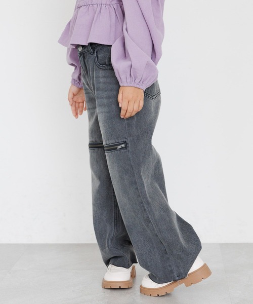 10C REPIPI（ジューシーレピピ）の「【10C REPIPI】KneeZipデニムパンツ（デニムパンツ・キッズ・ブルー/ブラック・120cm/130cm/110cm）」の11枚目の写真