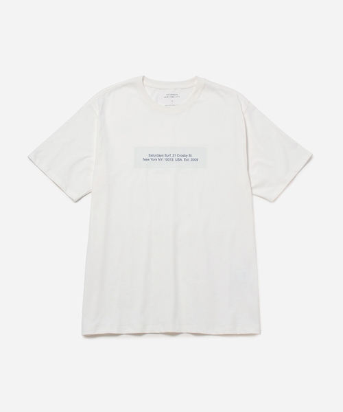 【セール】Saturdays Block Standard SS Tee(Tシャツ/カットソー)|Saturdays NYC(サタデーズ ニューヨークシティ )